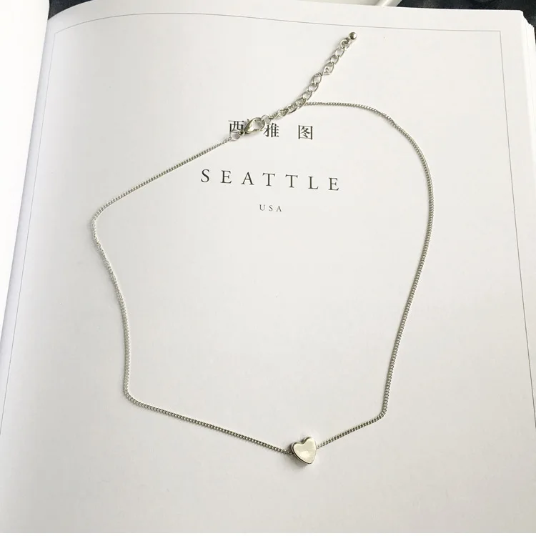 Продажа-Панк-2020-Новое-модное-женское-ожерелье-простое-золотое-ожерелье-чокер-любовь-Цепочка-Воротник-оптом-ожерелье-Русалка