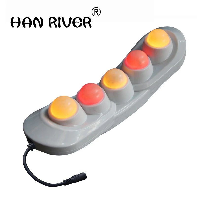 

Health care 5balls Natural Jade handhold Project heater POP RELAX PR-P05 Jade Far infrared Heating Therapy Massage device