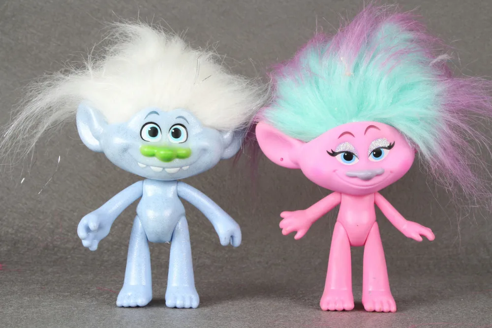 LOVELY DreamWorks Movie Trolls poppy/branch/Guy Diamand Collection figure toy 5