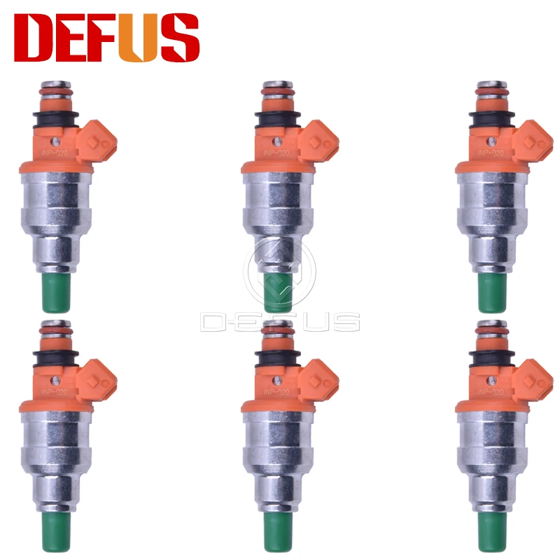 6X  Bico Fuel Injector  Nozzle INP-020 For Mitsubishi Lancer 3-5ohm Evo 5-9 Ralliart FQ MDL560 560cc Petrol Low Impedance INP020