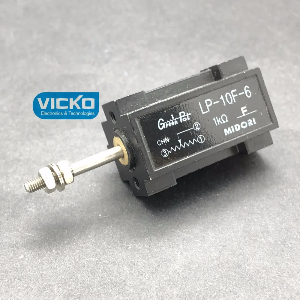 Midori Pequeno Curso Puxar sem Sensor de Ângulo de Mola Precisão Condutor Plástico Potenciômetro Interruptor k Lp-10f vk Lp10f6