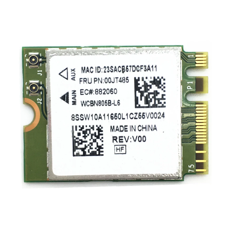 For BCM943162ZP Dual Band Wireless-AC 2.4G/5G Wifi Support Bluetooth 4.0 NGFF 802.11ac Card for E450 E550