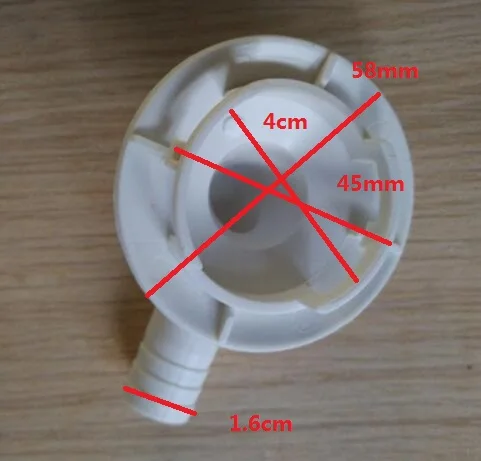 Air Conditioner Parts plastic joint connector drain water outlet plug connecting soft pipe 1/2\