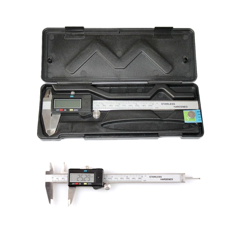 OOTDTY Storage Box Case For 0-150mm Stainless Electronic Digital Vernier Caliper Tool Dropshipping