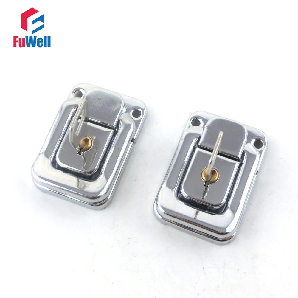 8 stks R402 Iron Spring Loaded Toggle Klink Hasps Vangen Case Kast Doos Gesp