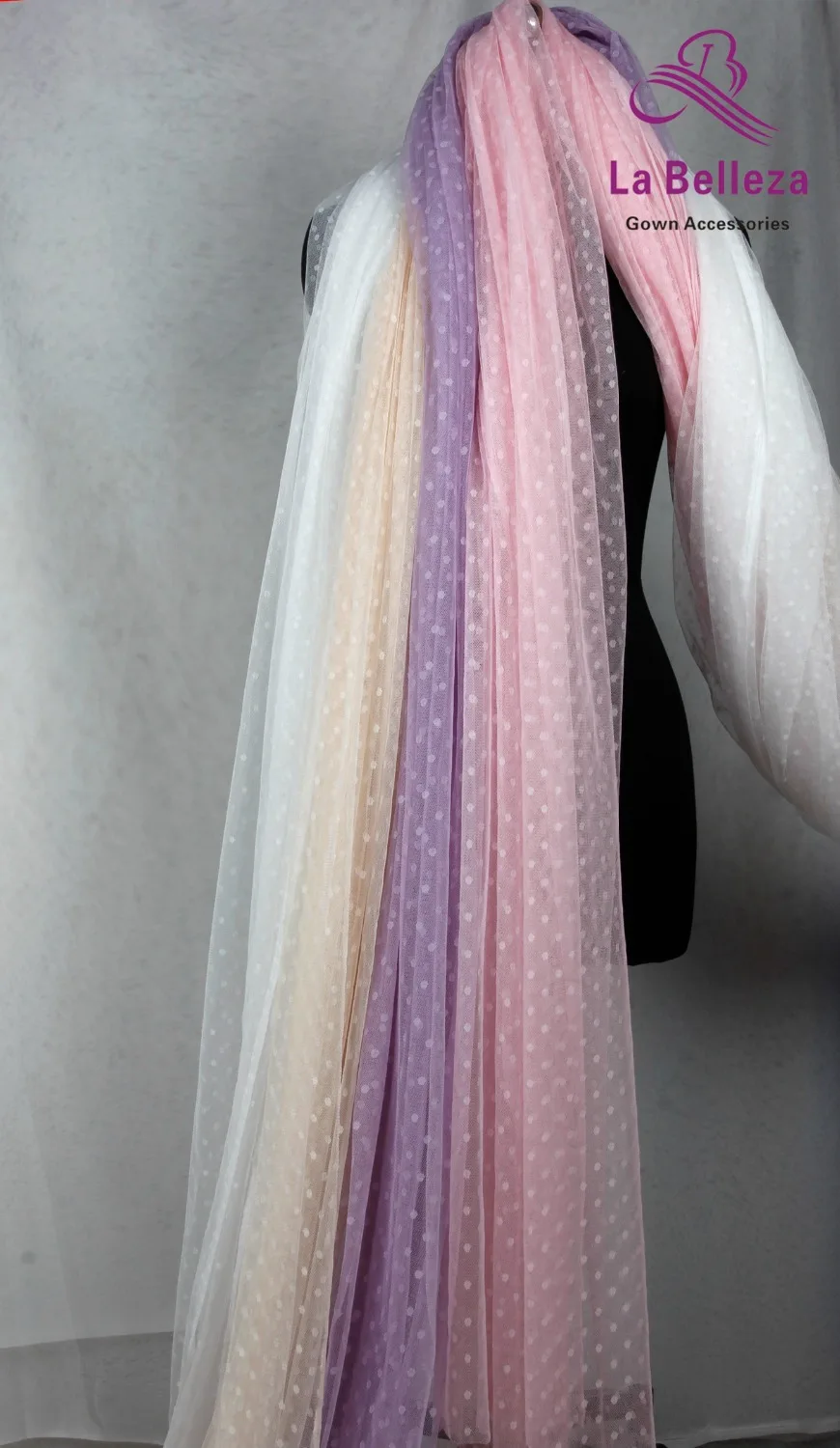 La Belleza  white/black/pink/purple/blue/beige many colors big point mesh  5 yards/lot tull lining