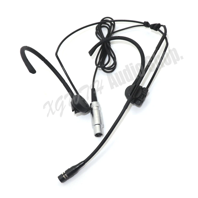 Xgwth Foldable Headworn Super Cardioid Condenser Headset Microphone for AKG  Wireless Body-Pack Transmitter 3pin Mini XLR 3-Pin