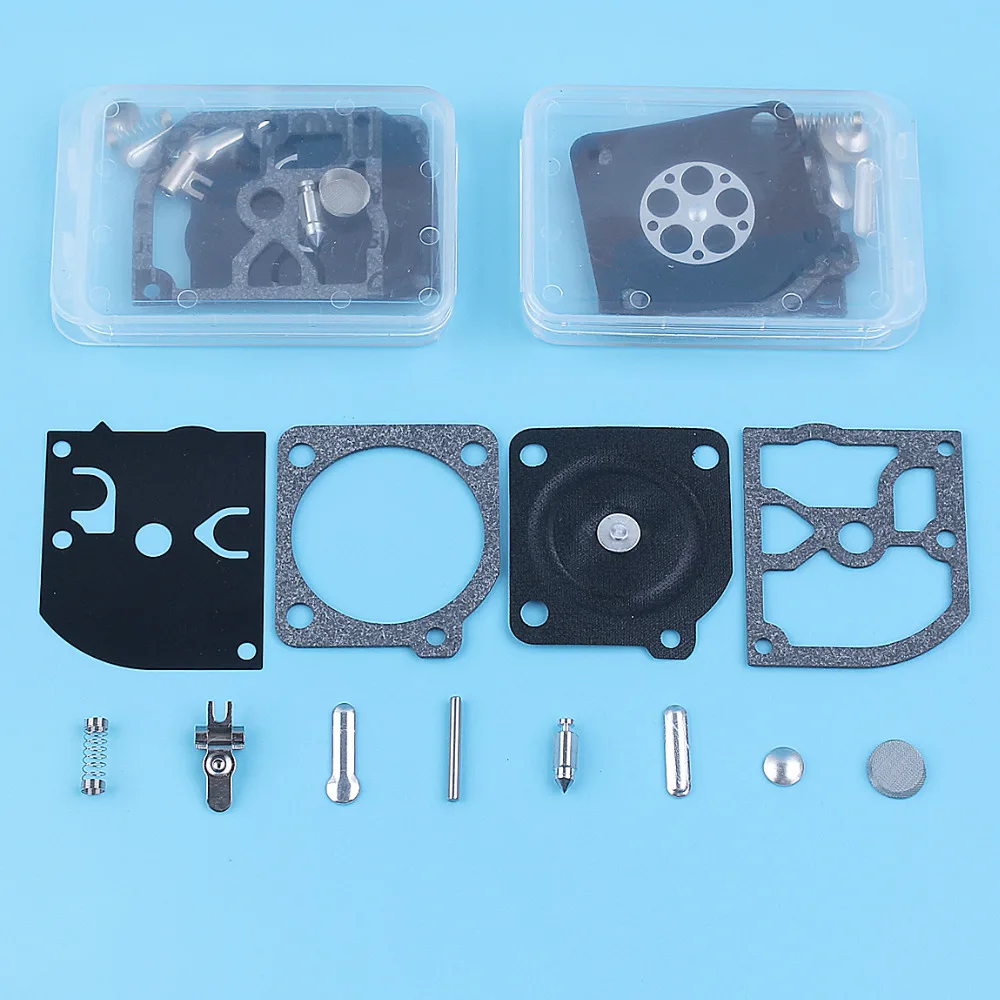 3set/lot Carburetor Carb Diaphragm Repair Gasket Kit For Husqvarna 136 137 141 142 ZAMA C1Q RB-137 Replacement Parts бензопила