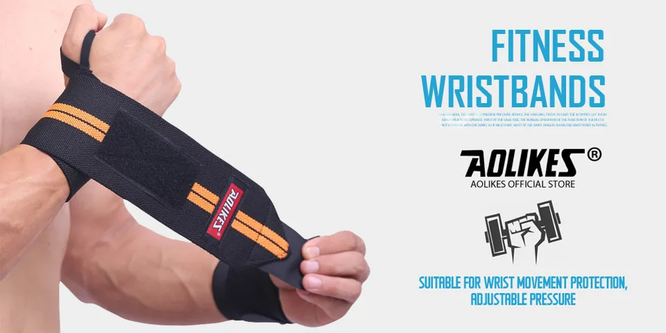 AOLIKES 1 Paar Handgelenkbandagen für Gewichtheben, Fitnessstudio, Handgelenkschlaufen für Gewichtheben, Handgelenkstütze für Powerlifting, Krafttraining – Detail 12