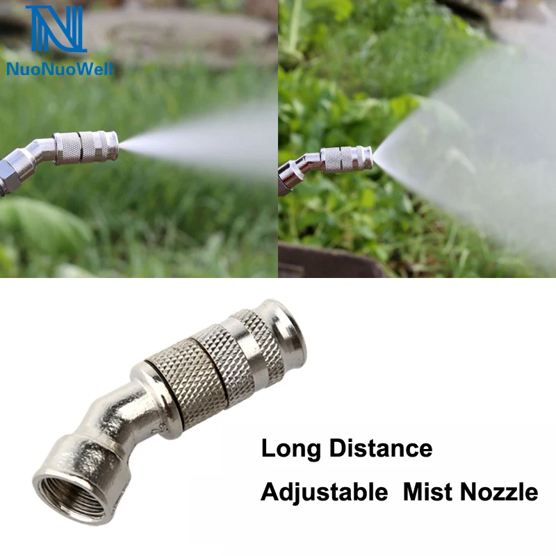 

NuoNuoWell 3PCS-Pack Stainless Steel Agricultural High Pressure Mist Nozzle Fruit Tree Long Distance Irrigation Sprinkler