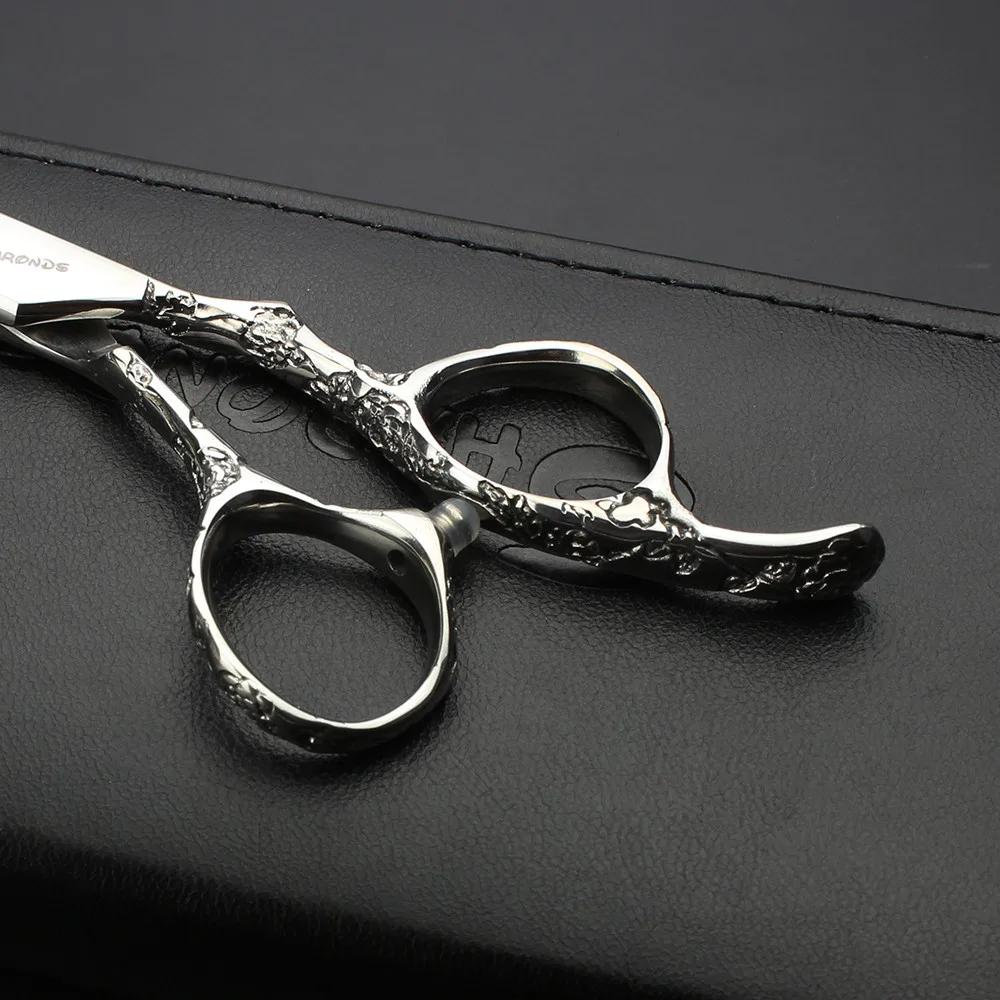 Sharonds Rose Pattern Scissors Set 6 inch / 7 inch Barber Scissors Japan 440c Steel Scissors Set