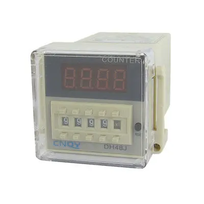 

DH48JA AC 48V 50/60Hz 1-999900 8 Pin Terminals Digital Counter Relay