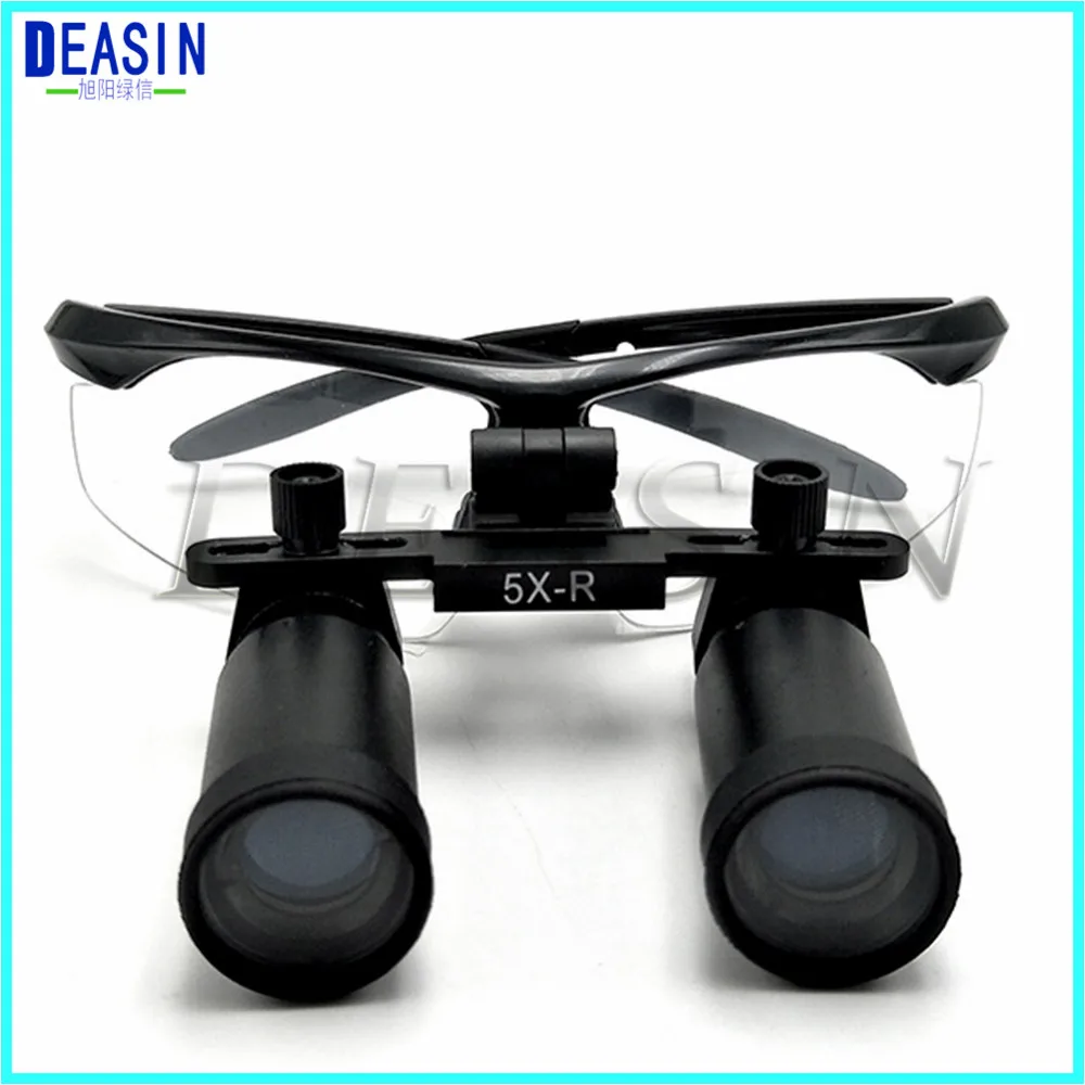 

High-quality 5X dental loupes Medical magnifier high times magnification with HD glass optical lens