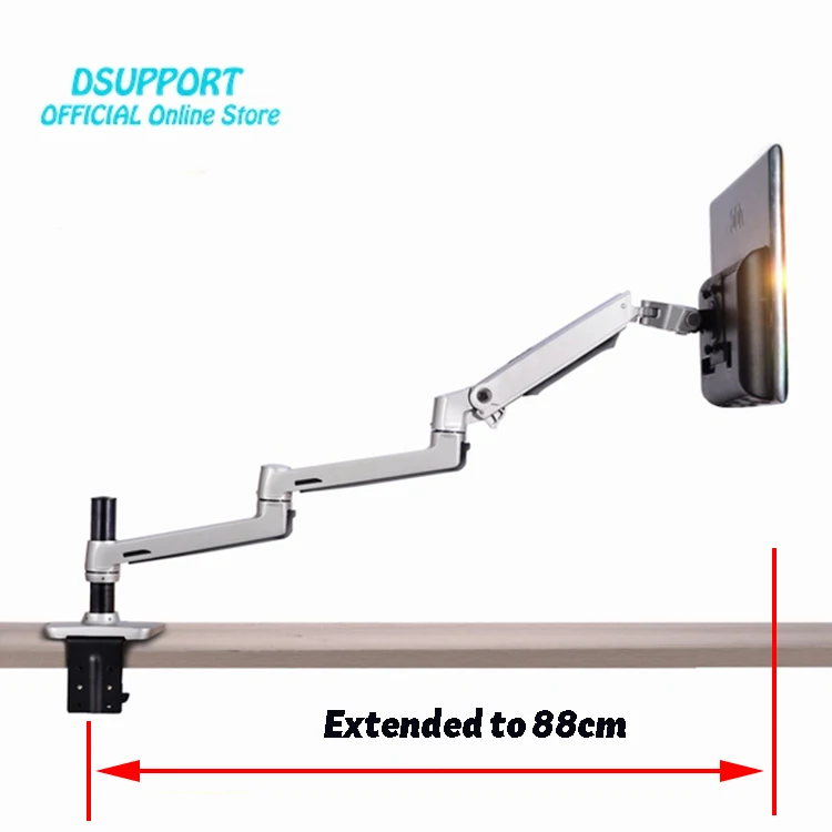 

Aluminum Alloy Full Motion Free Lifting Ultra Long Arm 10-30 inch LED LCD Monitor Holder Lengthen Arm Monitor Mount Bracket