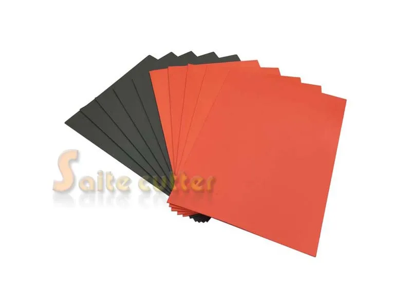 Laser Rubber Sheet Printing Engraver Engraving DIY Sealer Stamp A4 2.3mm Orange colour