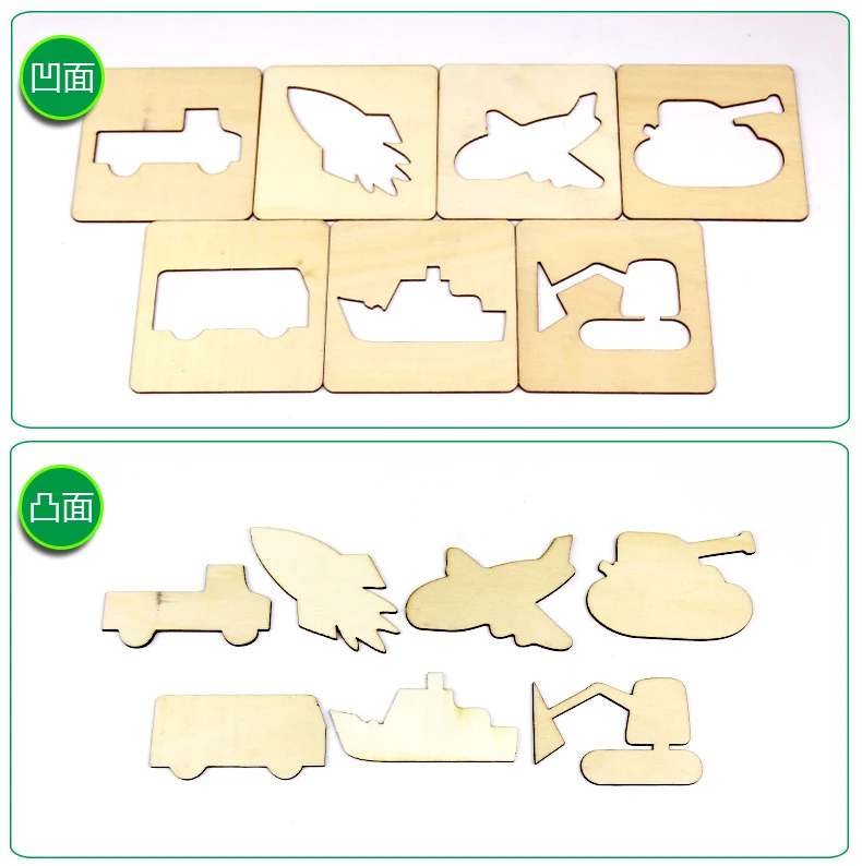 Unissex desenho brinquedos conjunto de madeira desenhos das crianças conjunto ferramentas meninos meninas bebê doodle desenhar modelo de pintura da criança menino menina 2021