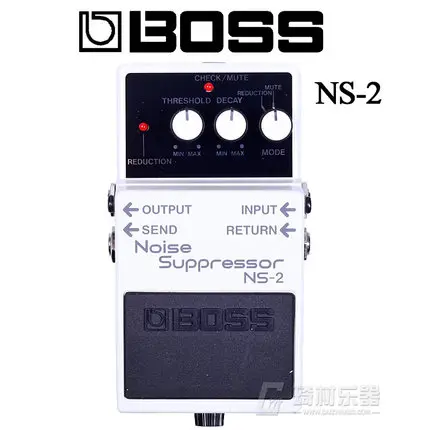 Boss Audio NS-2 Noise Suppressor Pedal for Guitar with Free Bonus Pedal Case