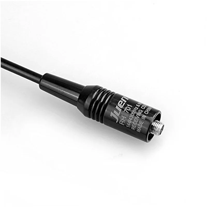 Antena de RH-701 para walkie-talkie BaoFeng /Kenwood /Wouxun /TYT /Puxing, SMA-F U/V, 144/430MHz