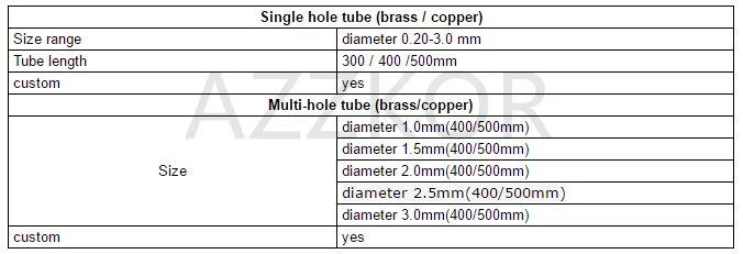 Multi Loch Messing Kupfer Rohr Für Edm Bohren Maschine Draht Schneiden Zubehör Langsam Laufenden Elektrode Verbrauchs Piercing – Detail 3