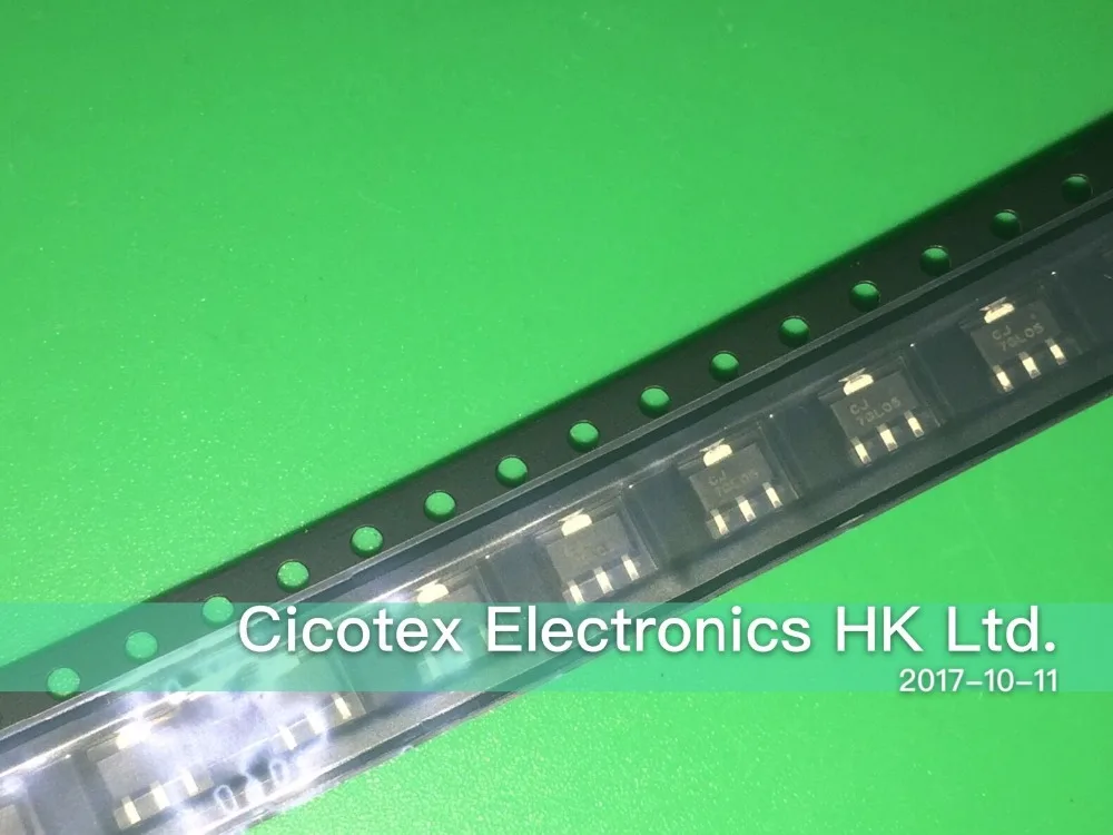 50pcs/lot CJ78L05 SOT89-L 3% IC REG LINEAR 5V 100MA SOT89-3 78L05 7805