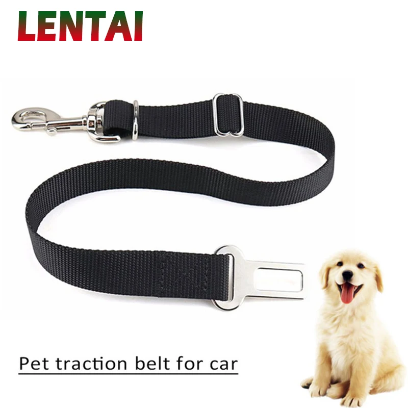 LENTAI For Audi a3 a4 b6 b8 a6 b7 c5 c6 a5 Mini cooper Mazda 3 6 cx-5 1PC Car Pet Seat Belt Adjustable Safety String for cat dog