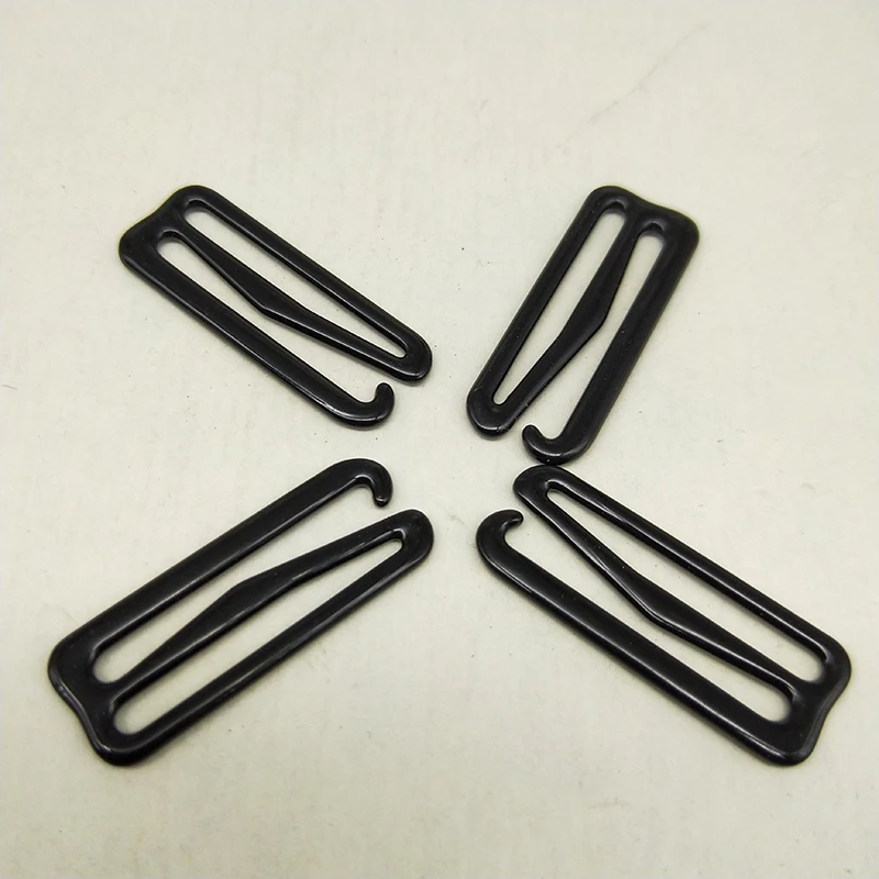 Belt buckle Coated black type 9 metal bar Buckles clips for Lingerie Adjustment accessories DIY High quality 30mm 50pcs/lot