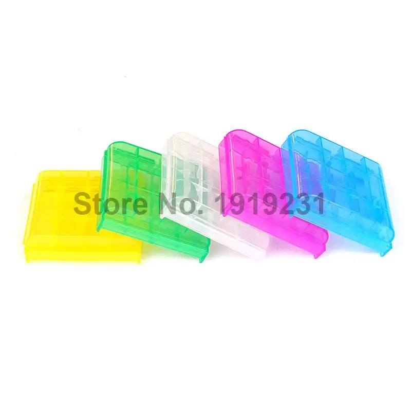 20PCS Hard Plastic Case Holder Storage Box For AA AAA Battery