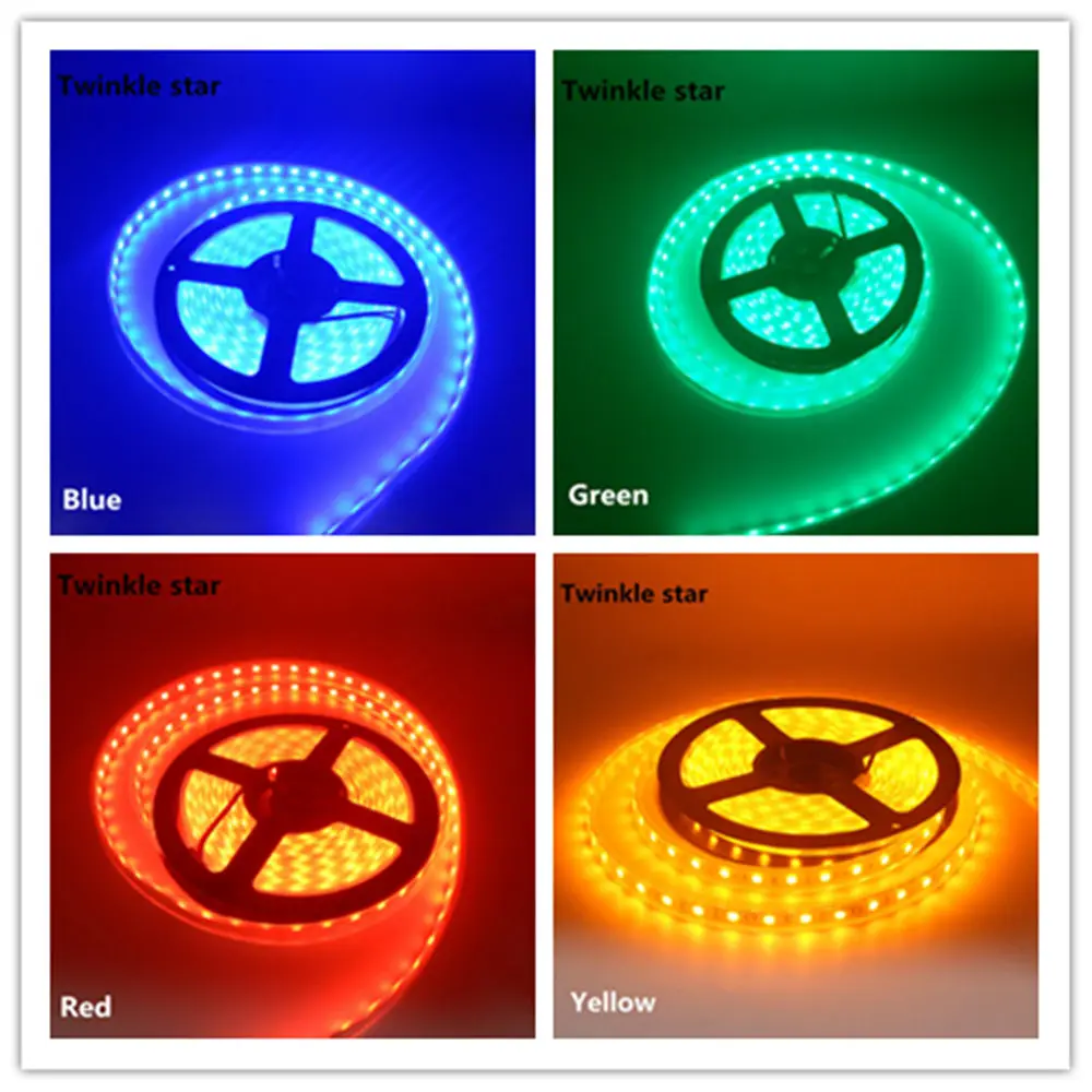 Led Strip Light 5050 Silicon Tube Waterproof IP67 12V 5M Warm White 3000K 6500K Cold White 8000K Red Green Blue RGB Rope Tape