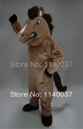 mascot brown Mustang Horse Mascot Costume custom fancy costume anime cosplay kits mascotte theme fancy dress carnival costume