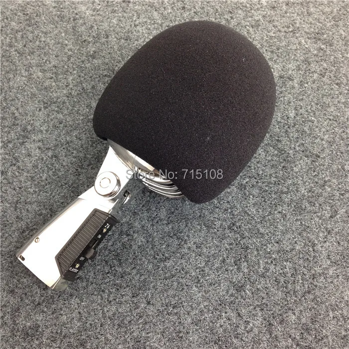 빈티지 마이크 공 모양 폼 커버, 클래식 마이크, 윈드 스크린, 내부 크기 60*98mm, 고품질