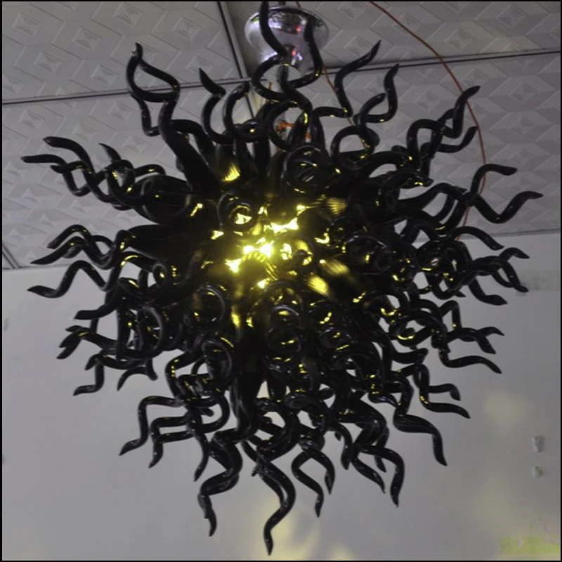 

New Designed China Supplier Mouth Blown Glass Chandelier Lightings Customized Colored for Foyer Decor