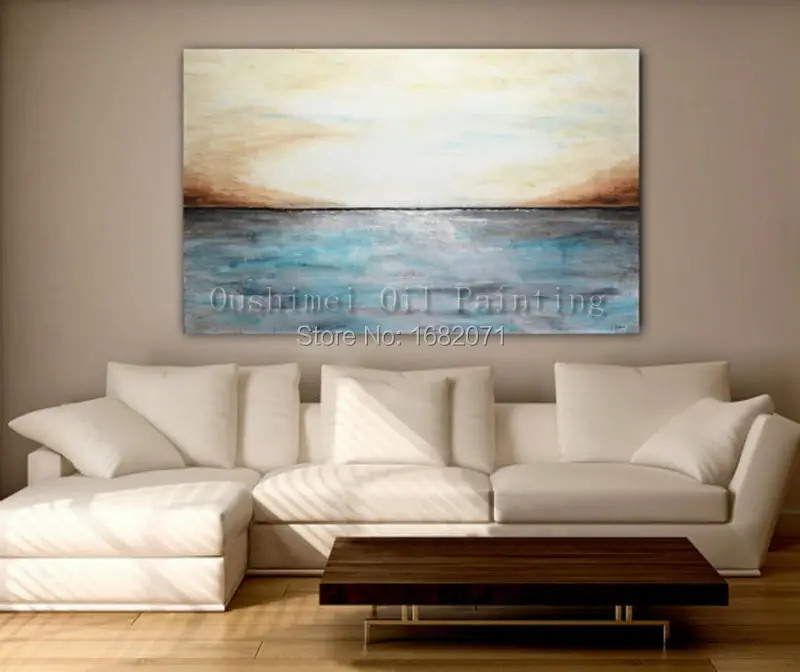 

High Quality Handmade Modern Abstract Oil Painting On Canvas Hand-painted Light Colors Fashion Modern Oil Painting Decorative