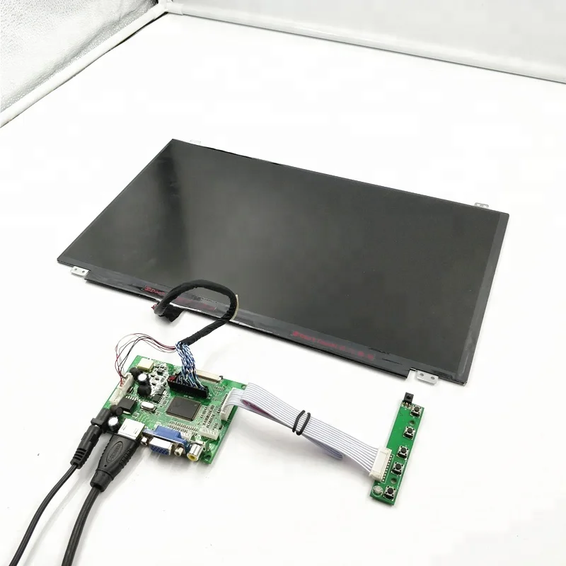 

lcd controller board support VGA +audio driver 15.6 inch LCD kits with 1920*1080,300 cd