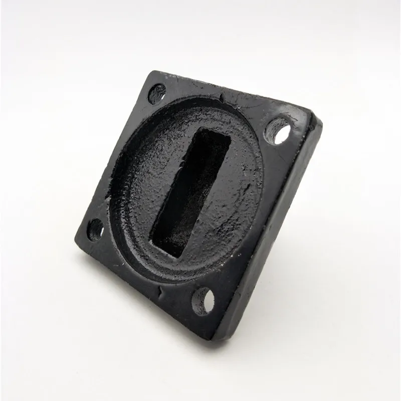 CA63 75mm x 75mm Rectangle Base Pivot Cylinder Clevis Mounting Bracket for SC Series 63mm Bore Air Cylinder