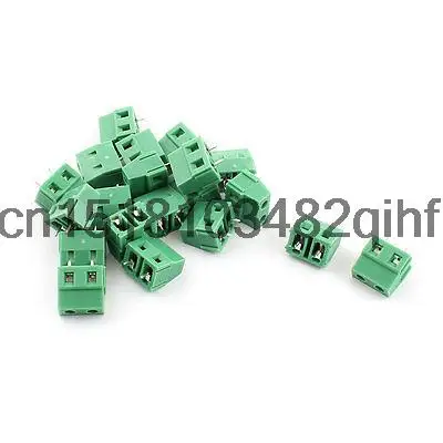 

20Pcs KV128-7.5 2 Position 2Pin 7.5mm Screw Terminal Barrier Blocks 300V 16A