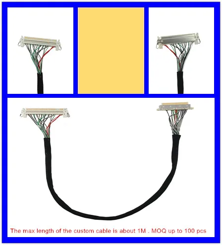 LVDS LCD Panel cable for DN2800MT/D2700MT/ DH61AG Mini-ITX motherboard