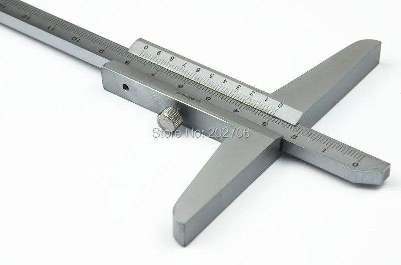 Imagem -03 - Precisão Profundidade Vernier Caliper Profundidade Calibre Ferramenta de Medição de Profundidade Alta Qualidade 150 mm 0.02 mm