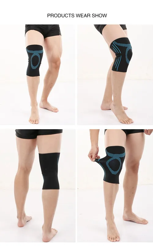1 PCS Volleyball Basketball Knee Brace Support Riding Outdoors Running Knee Support Knee Sleeve Orthopedic Knee Braces