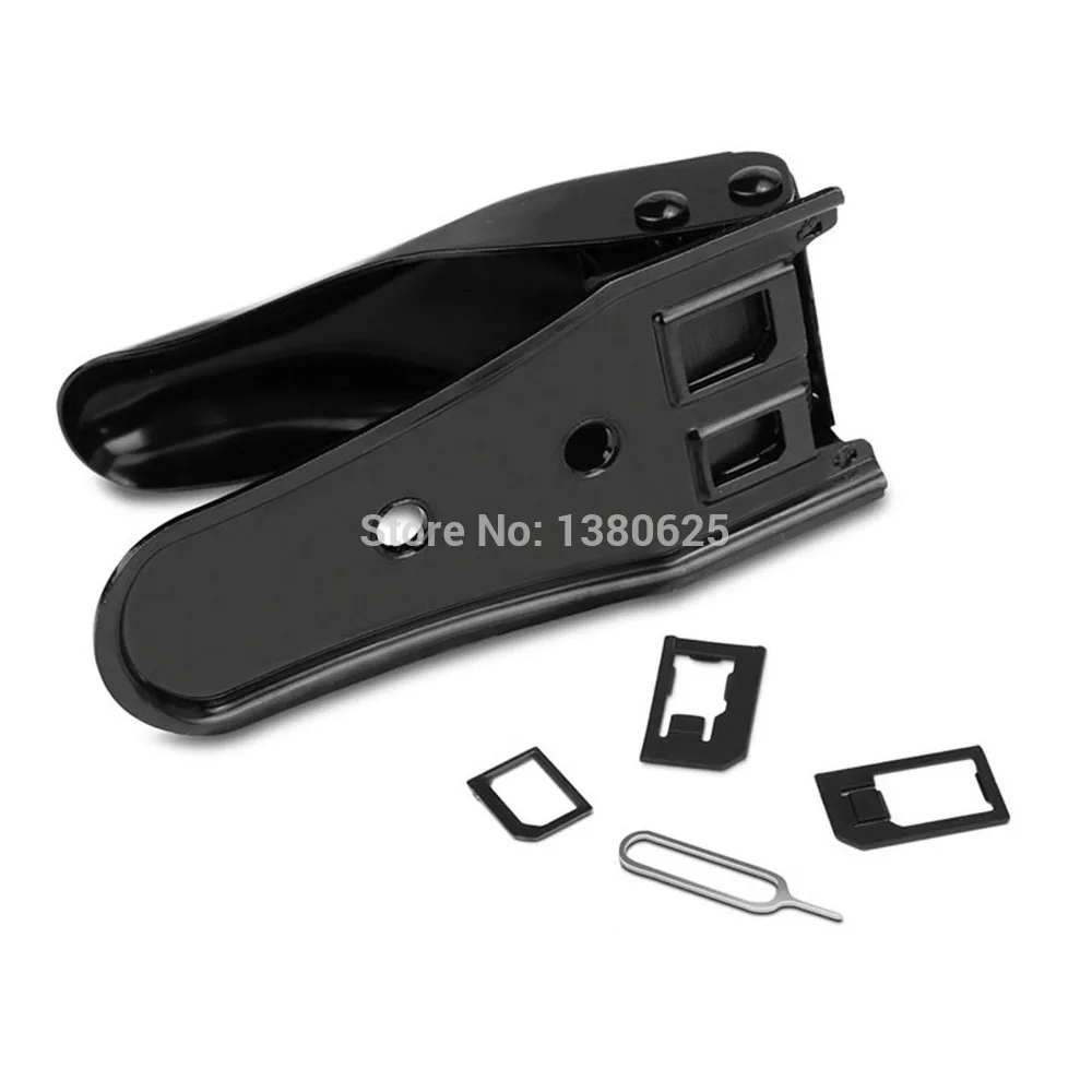 70024 Hot sales 5 in 1 Universal Double Cutting Sim Card Micro & Nano Dual Cutter for  iPhone 4 4S 5 5s 5c 5