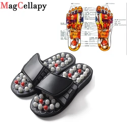 Taiji Acupoint Magnetotherapy Spring Shoes Health Massage Slippers for Man and Women