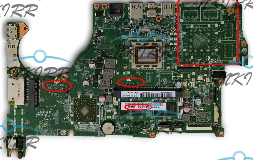 

DA0ZRIMB8E0 ZRI REV:E NBMBJ11001 NB.MBJ11.001 A10-5757M CPU 4GB RAM материнская плата для Acer Aspire V5-552G V5-452G V5-552p V5-582