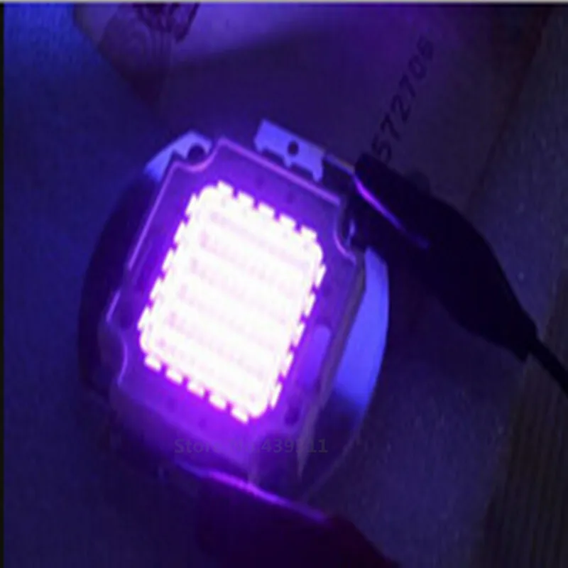 Imagem -06 - Led Cob Chip Lâmpada para Pesca Luzes Roxas Manicura 395400nm 45mil 20w 30w 50w 100w Pcs uv