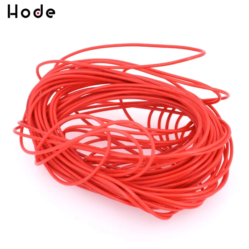 10M UL-1007 24AWG Hook-up Wire 80C / 300V Cord DIY Electrical Wire cable Red/Black/Blue/Yellow