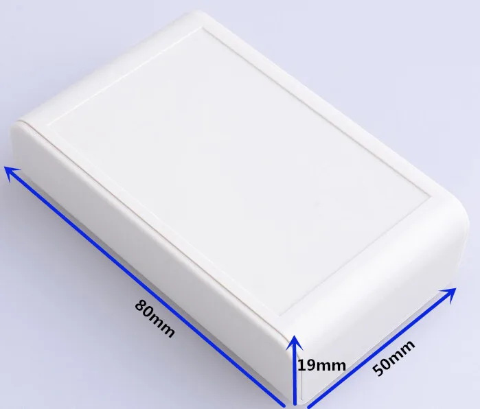 Free shipping 80*50*19mm 4 pcs/lot handheld ABS enclosure for electrical plastic junction box electronic project box DIY case