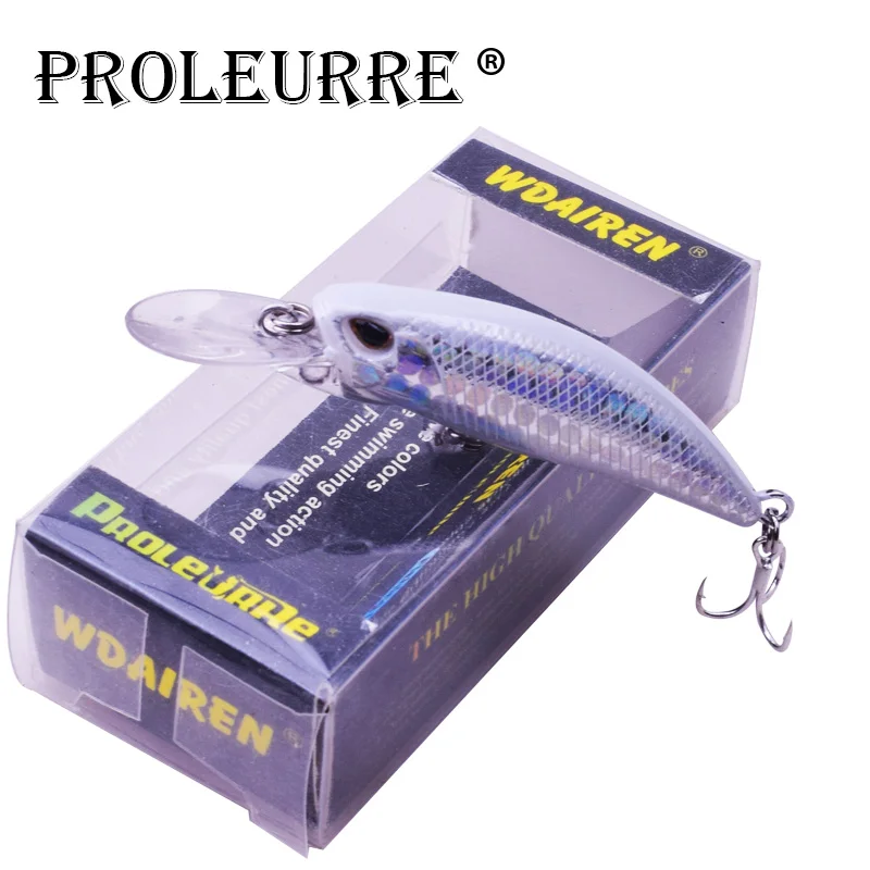 

1Pcs Mini Jerkbait Sinking Wobbler Fishing lures 60mm 5g Laser Hard Bait Minnow Crankbait Bass Fresh saltwater Fishing tackle