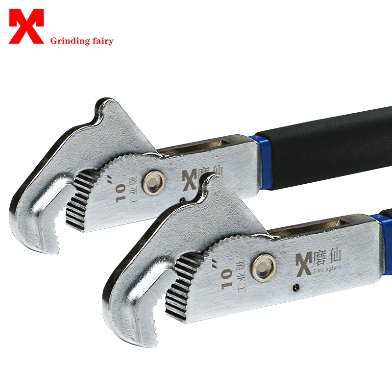 1pcs Universal Wrench Multifunction Adjustable Pipe Spanner Tool 4-16 Inch High Quality Home Hand Tools Quick Snap Grip Wrench