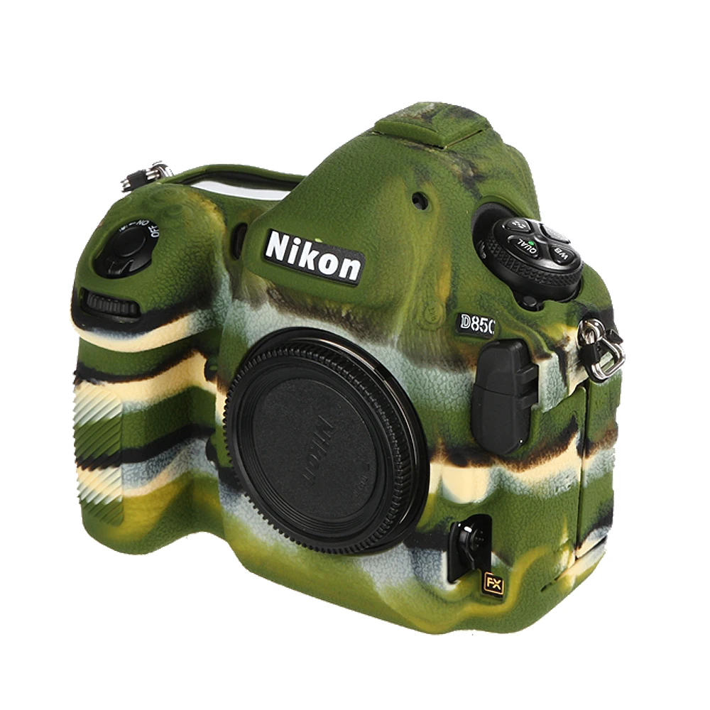 Funda protectora de goma de silicona suave para cámara Nikon, bolsa para cámara DSLR, D500, D4SD4, D800E, D800, D850, D810, D7500, D7100D, 7200