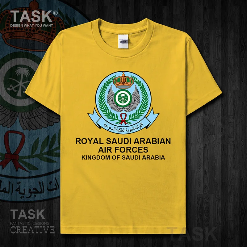 Air Force Saudi Arabia SA SAU sports casual jerseys Tactical clothes Short sleeve new Tops t shirt mens cotton   01