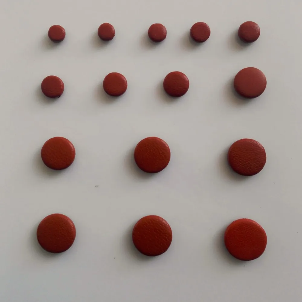 (30 Pieces/Lot) 7.0mm 9mm To 17.5mm Individual Saxophone Pads In Saxophone Repair Accessories