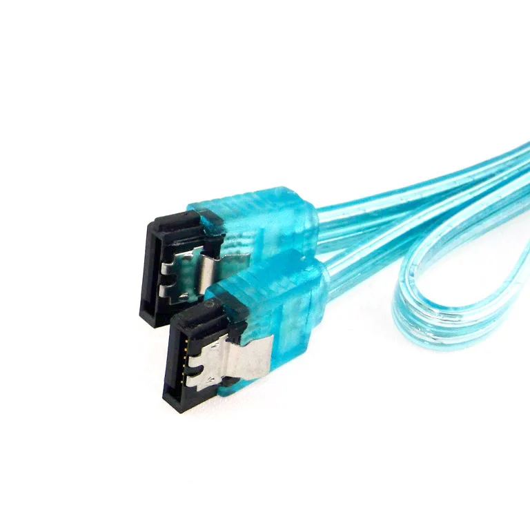 10pcies/lot 2015 Super Speed 6Gbps 50CM SATA 3.0 Cable 6GB/s SATA III SATA 3 Cable Flat Data Cord For Sata Hard Disk